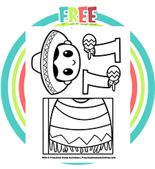 Cinco De Mayo Craft Paper Roll Printable Cinco De Mayo Craft Paper Roll Printable