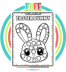 Dot Maker Easter Bunny Printable Dot Maker Easter Bunny Printable