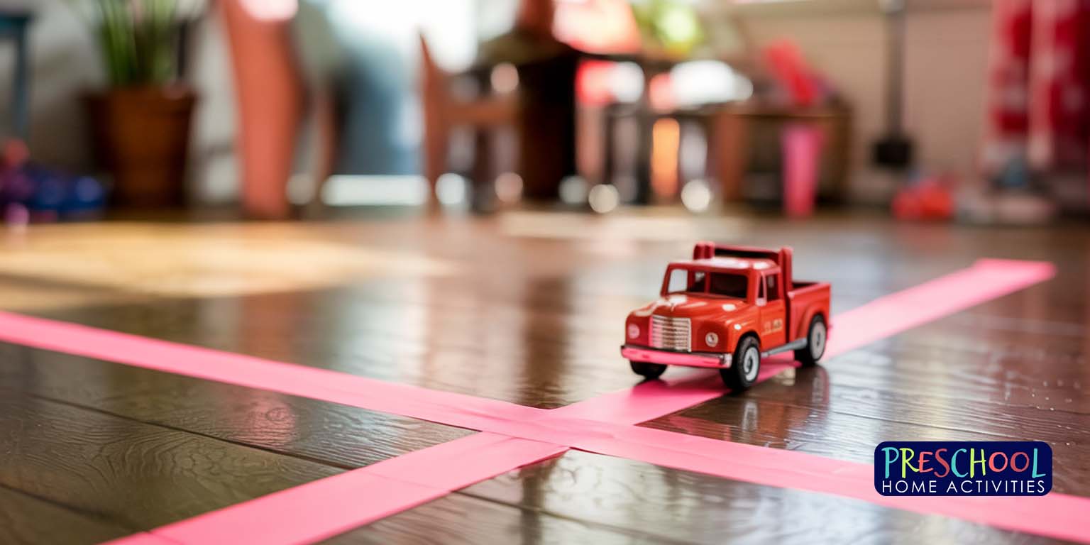 Sensory Activities Rainbow Tape Roads Sensory Activities Rainbow Tape Roads