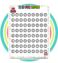 Letter Z Dot Marker Download