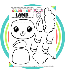 Sheep Craft Spring Activity Download