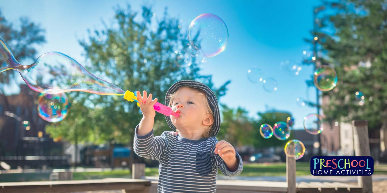 Summer Activities For Toddlers Bubbles